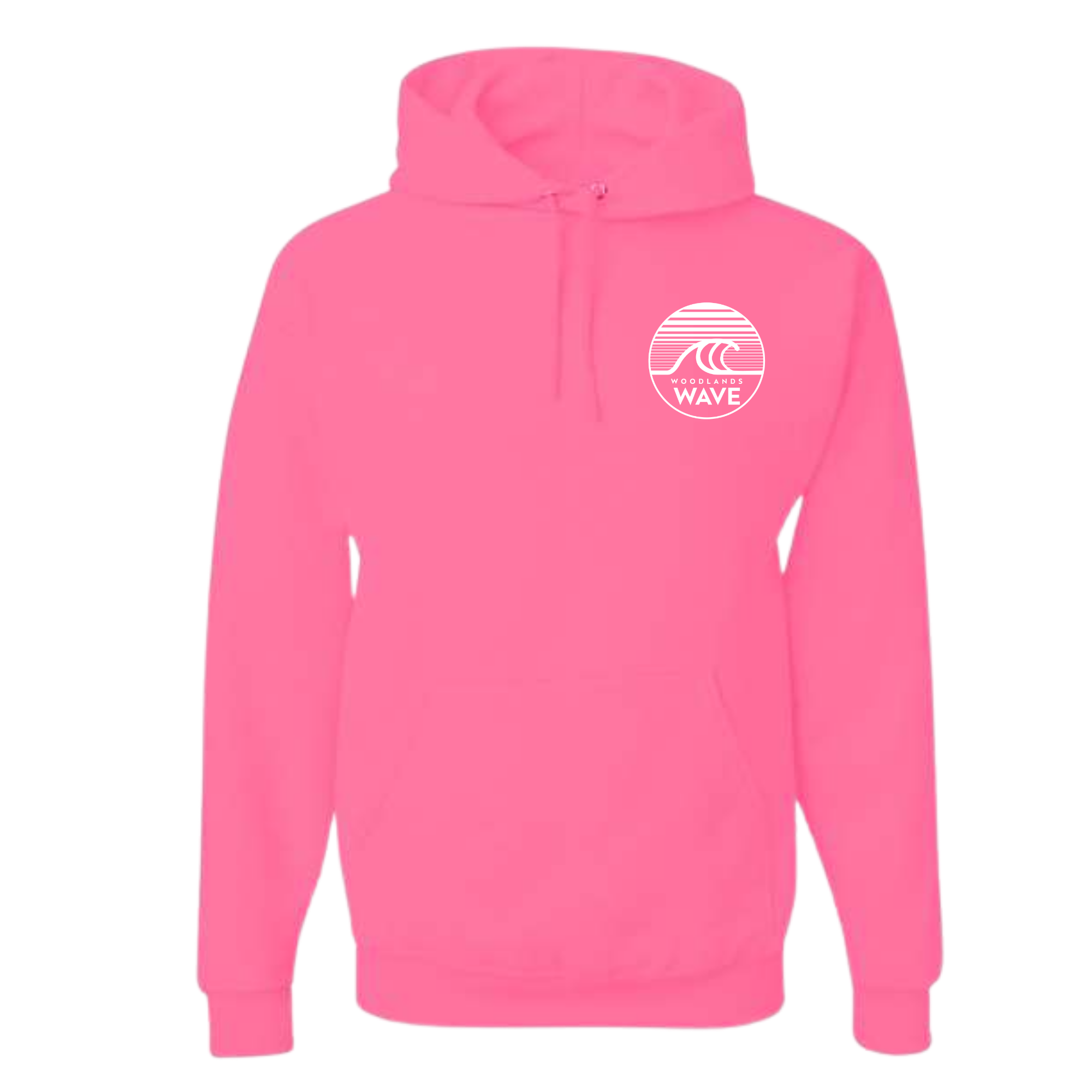 Medium Weight Unisex Hooded Sweatshirt (Customized) - Woodlands Wave Summer Hoodie
