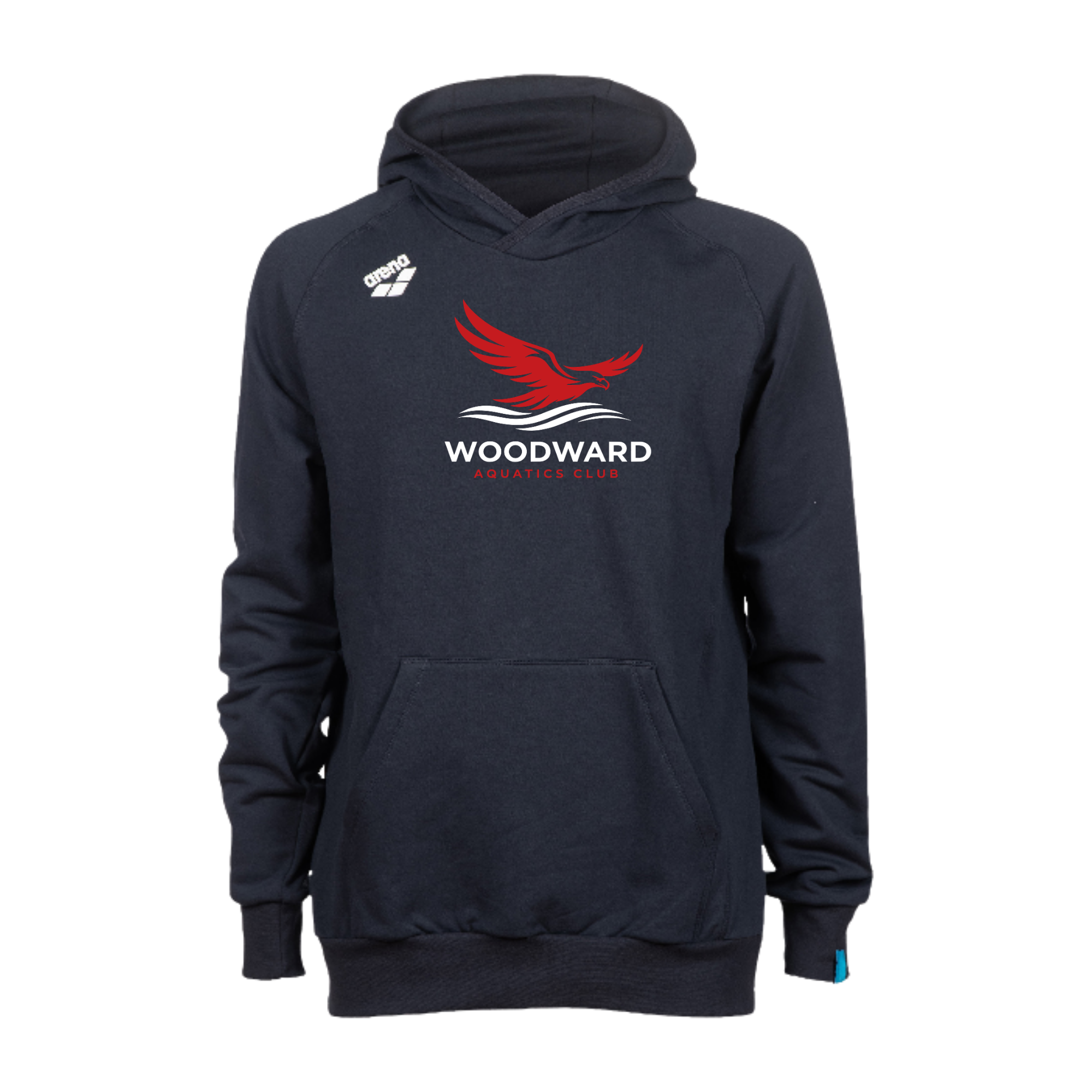 Arena Unisex Team Hooded Sweatshirt (Customized) - Woodward Aquatics Club