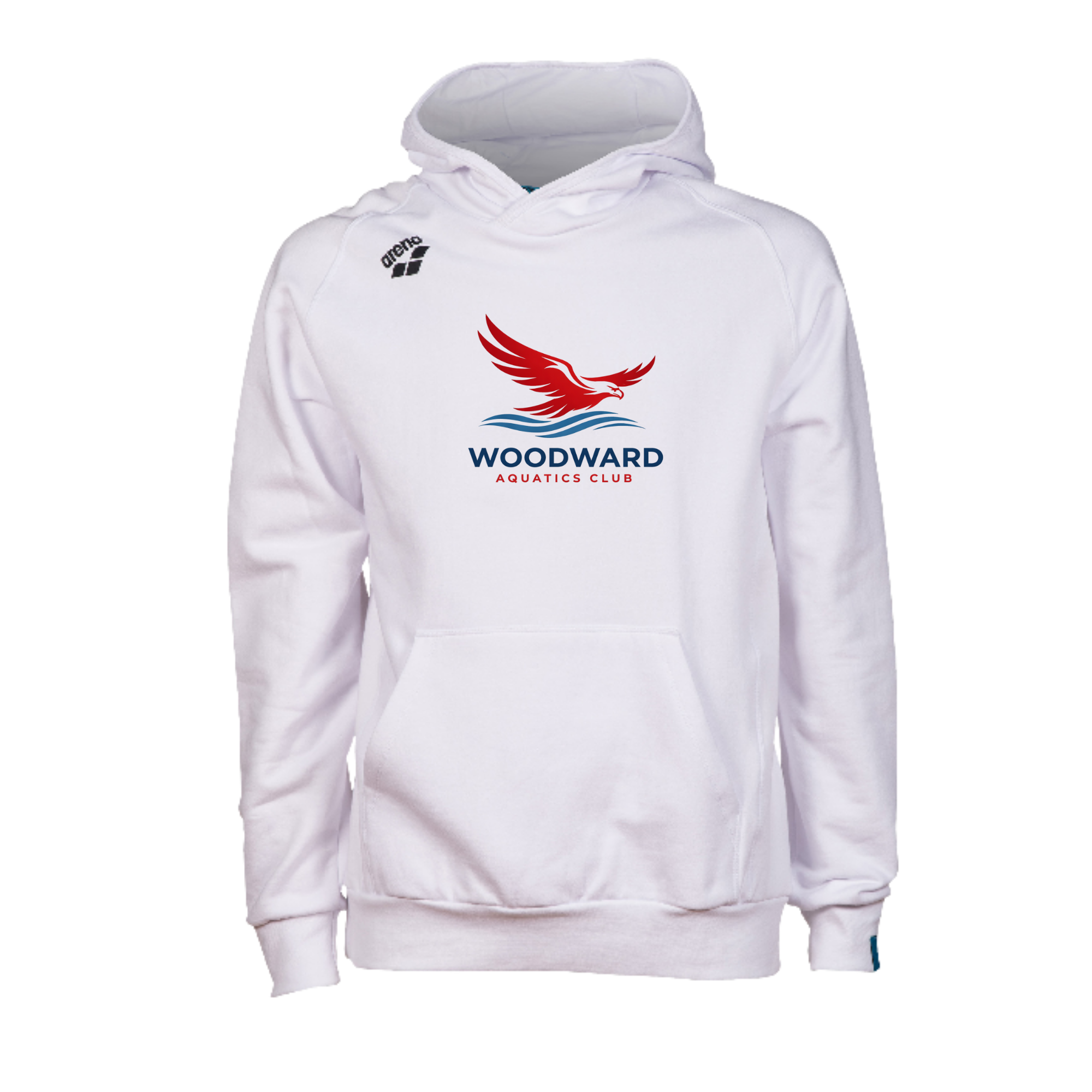 Arena Unisex Team Hooded Sweatshirt (Customized) - Woodward Aquatics Club