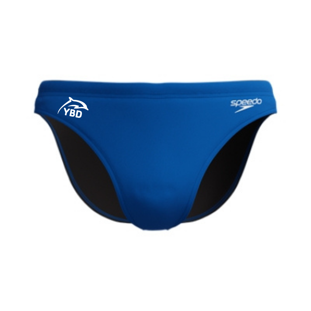 Speedo Endurasoft Solid Brief (Embroidered) - Y Blue Dolphins