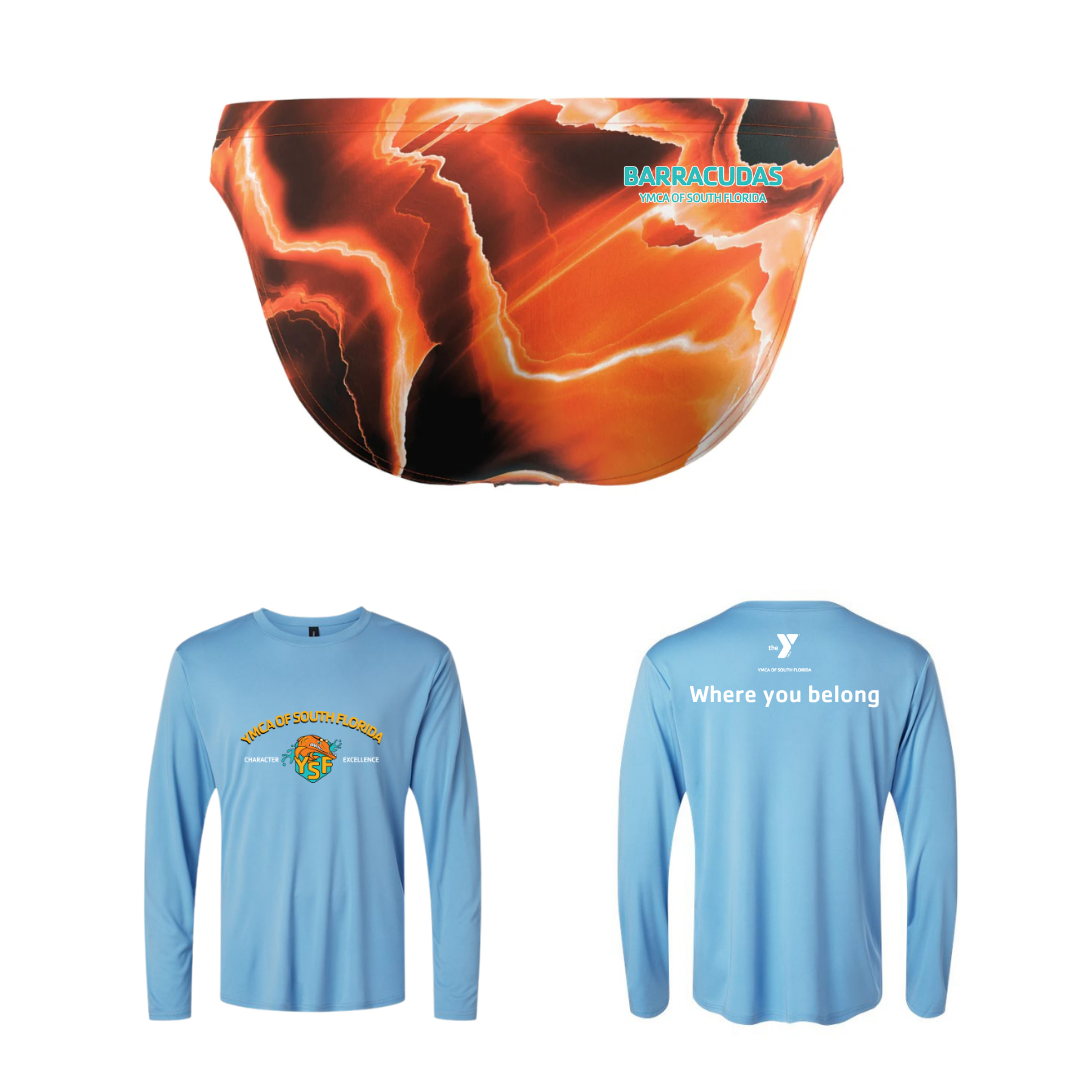 YMCA South Florida Male Swimmer Starter Bundle - Brief