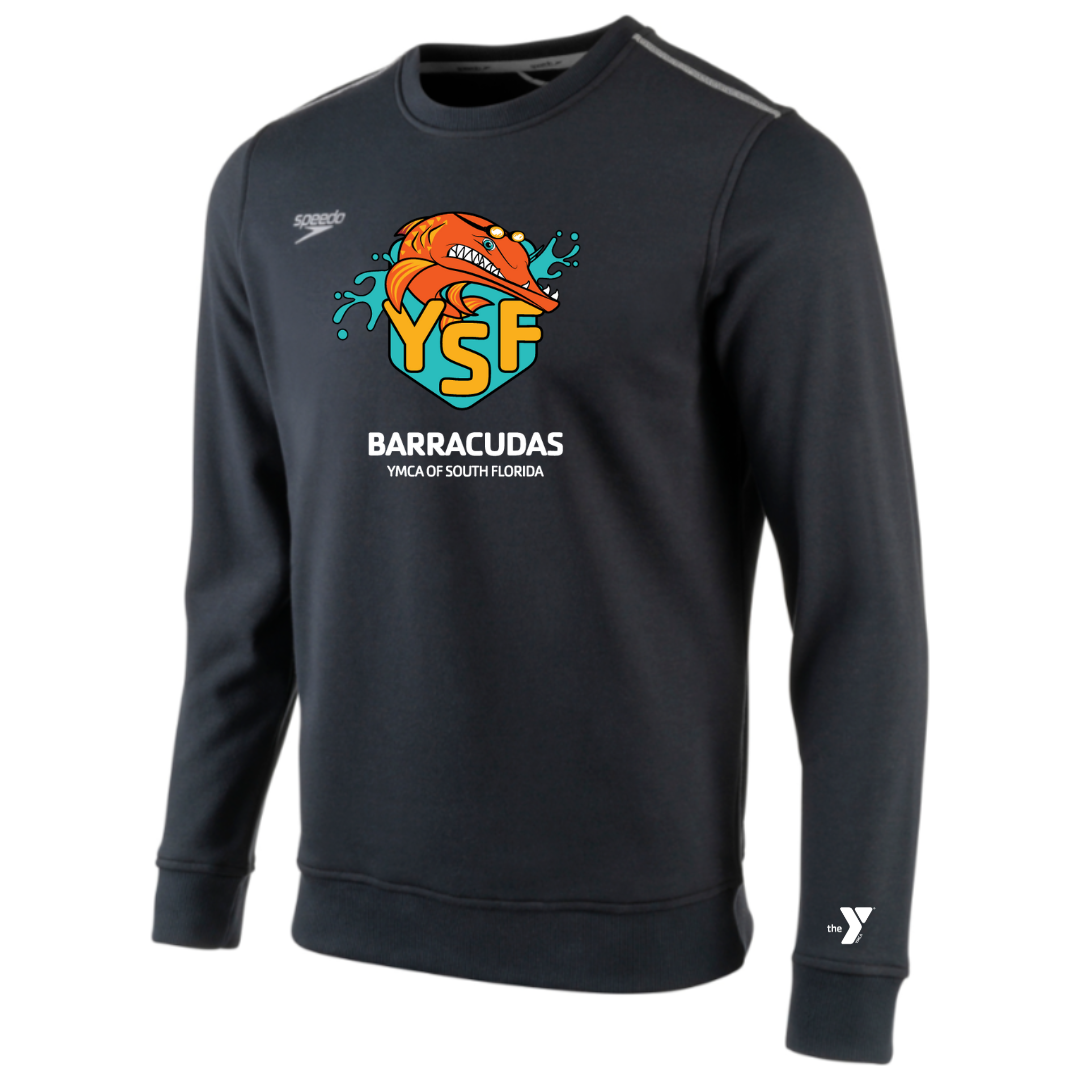Speedo Fleece Crew Neck Sweatshirt - Spirit Wear (Customized) - YMCA of South Florida