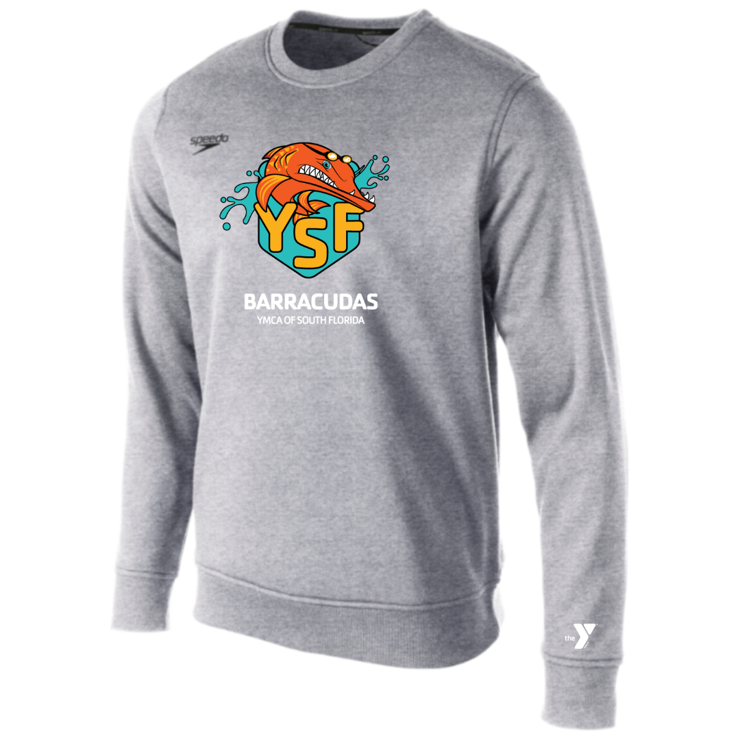 Speedo Fleece Crew Neck Sweatshirt - Spirit Wear (Customized) - YMCA of South Florida