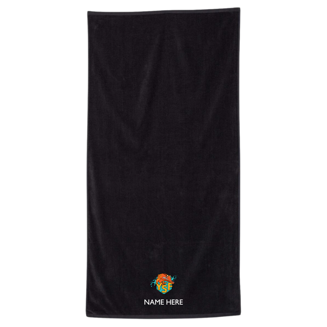 34" x 70" Velour Towel (Customized) - YMCA of South Florida