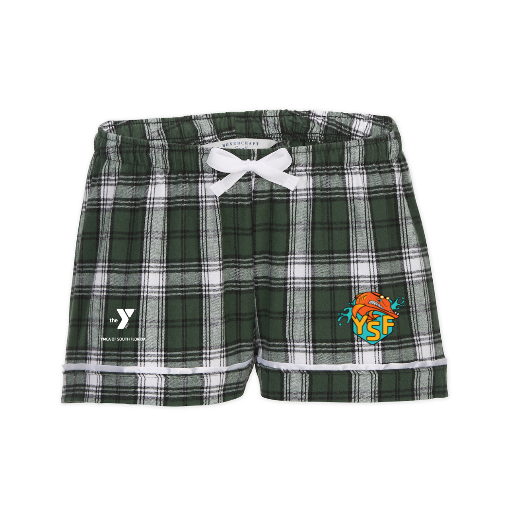 Boxercraft Women's Flannel Short - Spirit Wear (Customized) - YMCA of South Florida