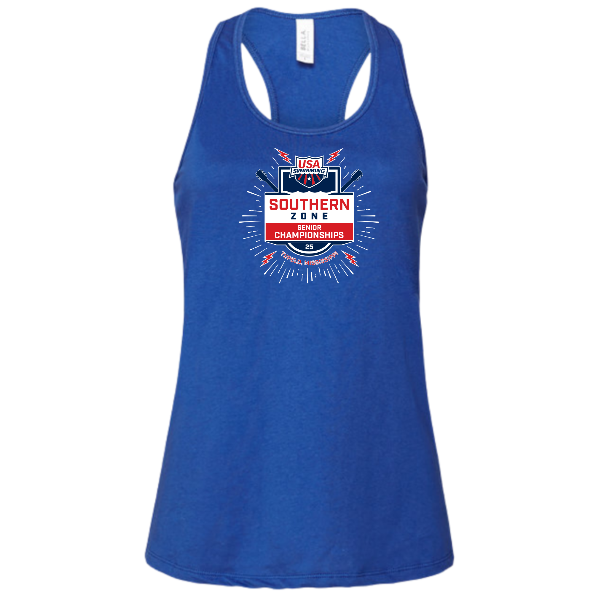 Ladies Racerback Flowy Tank (Customoized) - Southern Zones 2025