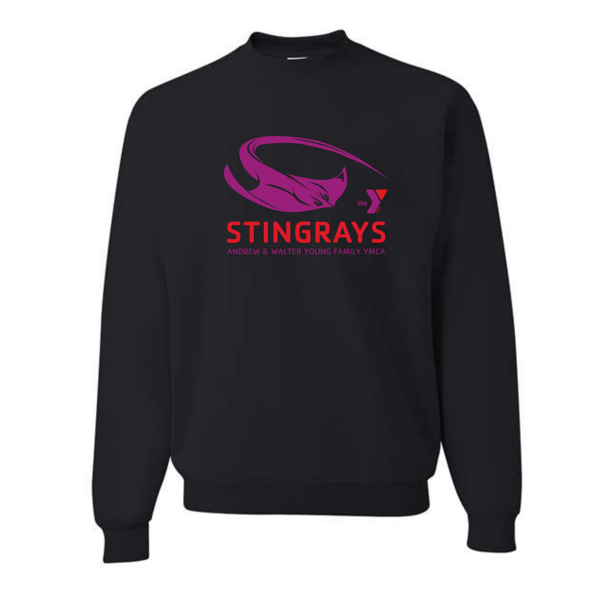 Fleece Crew Neck Sweatshirt (Heat Press) - Andrew and Walter Young YMCA