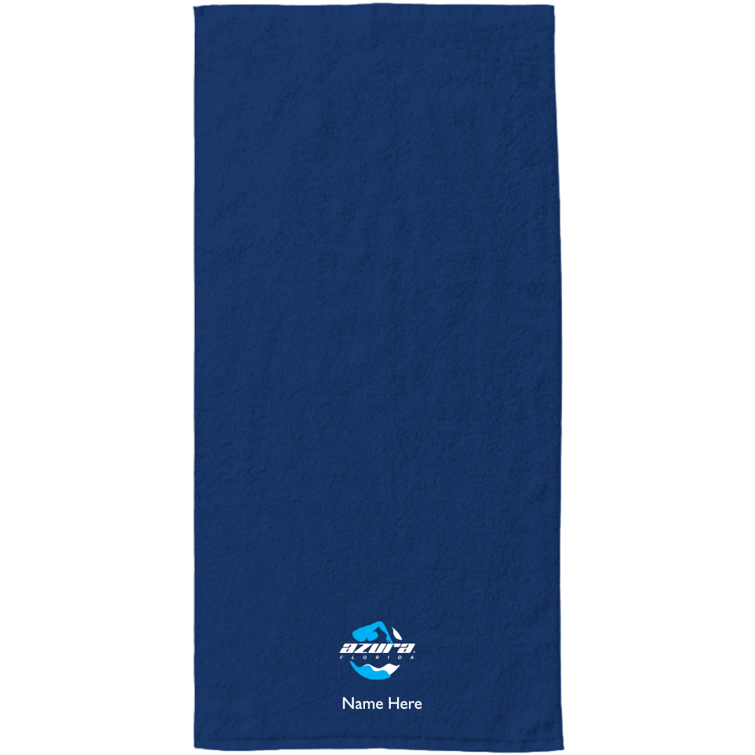 34" x 70" Velour Towel (Customized) - Azura