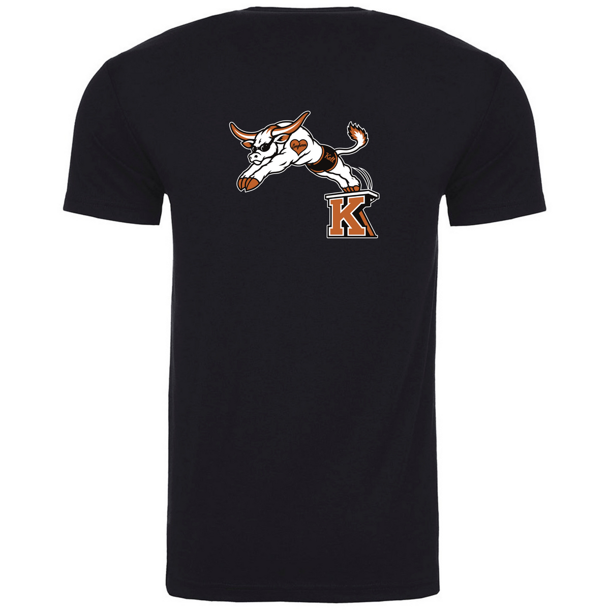 Kell Swim Short Sleeve T-Shirt (Heat Pressed) - Kell High School