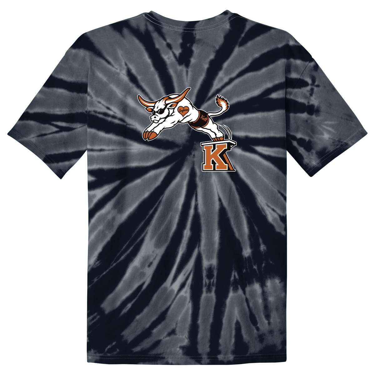 Kell Swim Tie Dye Short Sleeve T-Shirt (Heat Pressed) - Kell High School