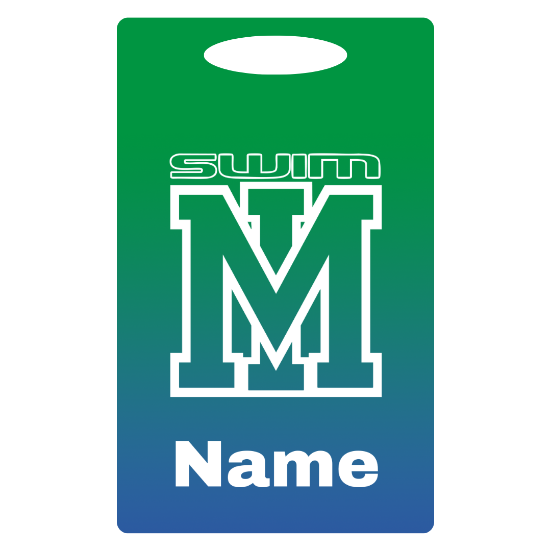 Aluminum Bag Tag (Customized) - Mountain Island Middle
