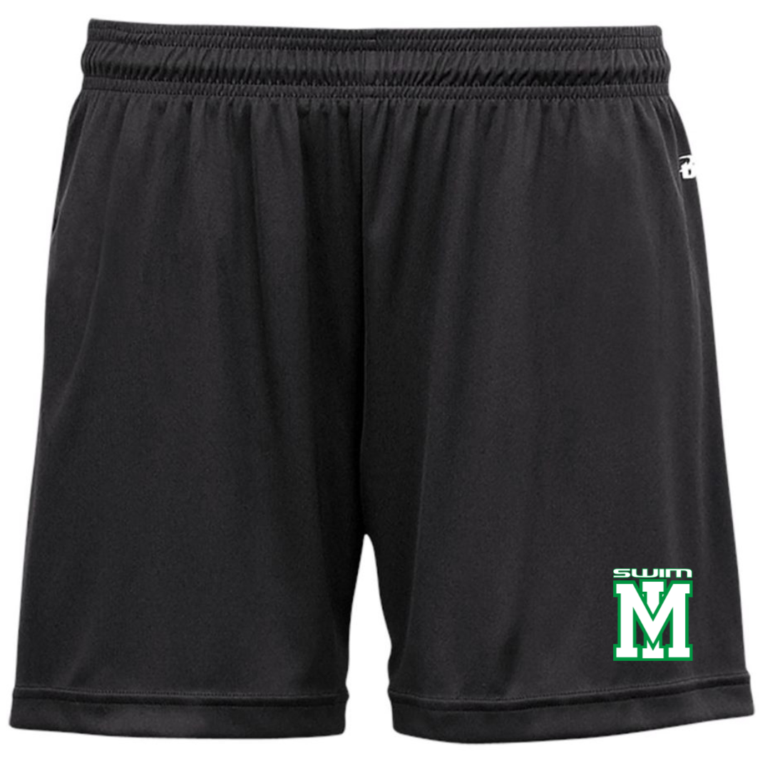 Unisex B-Core 5" Pocketed Shorts (Customized) - Mountain Island Middle School