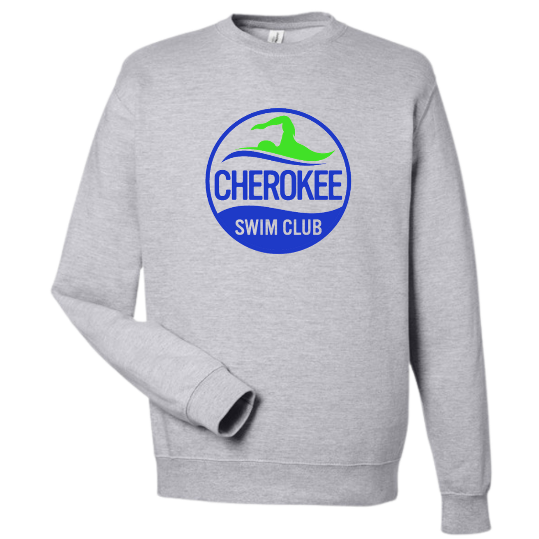 Medium Weight Unisex Crew Neck Sweatshirt (Customized) - Cherokee Swim Club