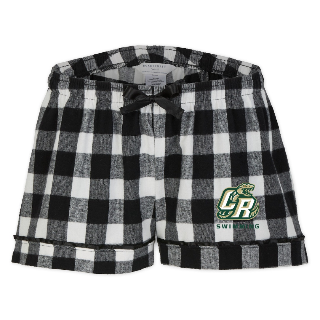 Boxercraft Women's Flannel Short (Customized) - Catawba Ridge High School