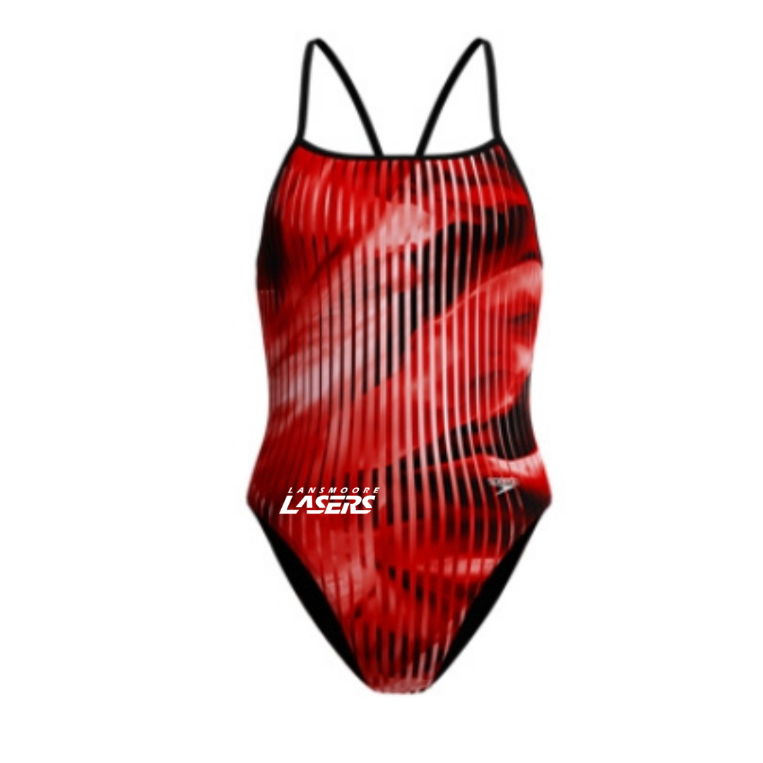 Speedo Endurasoft Linear Lava Turnback (Embroidered) - Lansmoore