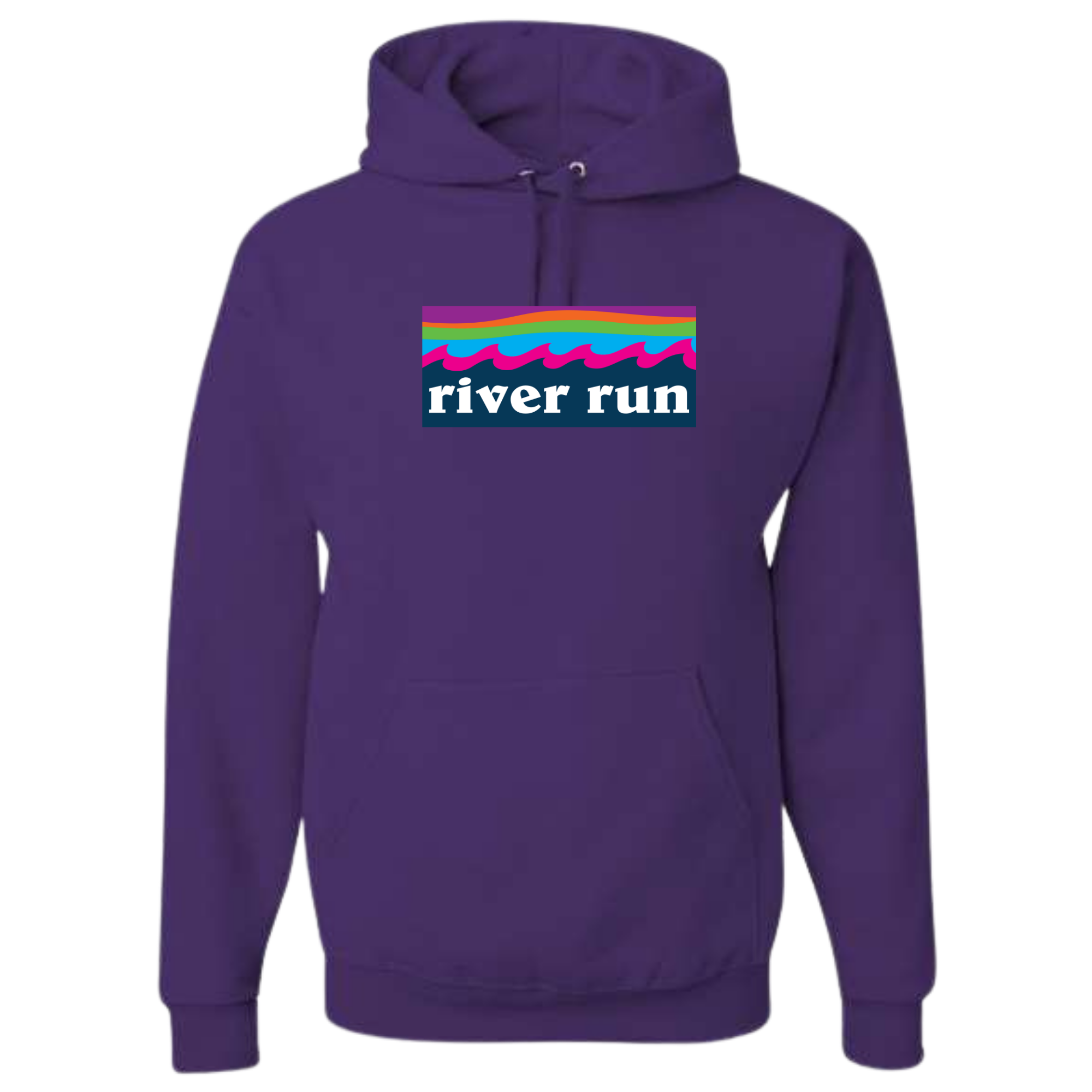 Medium Weight Unisex Hooded Sweatshirt (Customized) - River Run