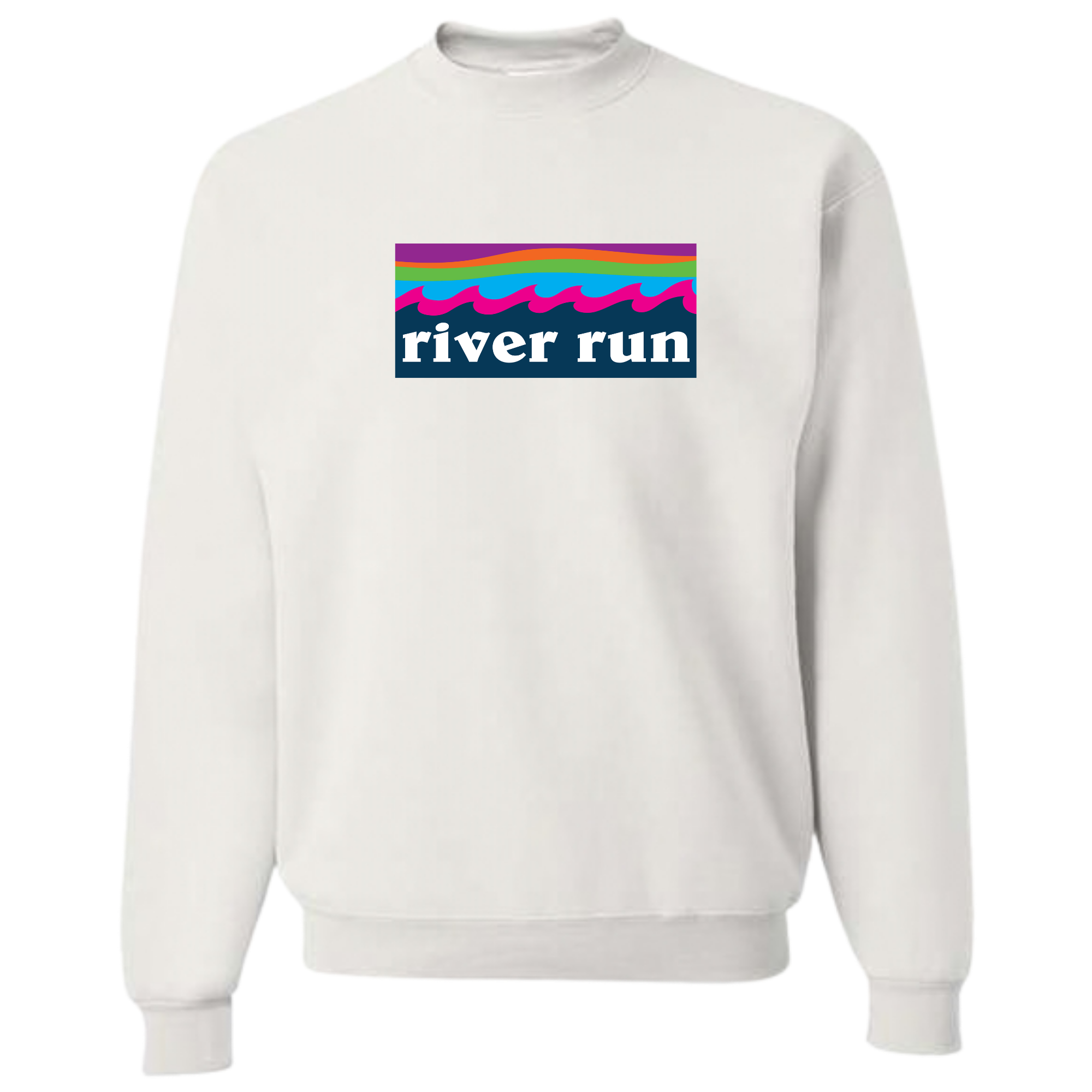 Fleece Crew Neck Sweatshirt (Customized) - River Run