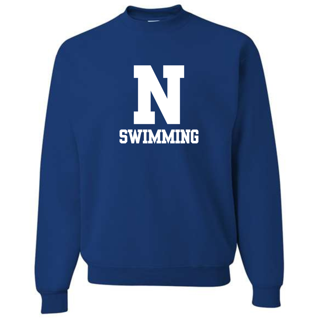 Fleece Crew Neck Sweatshirt (Heat Pressed) - North Meck HS