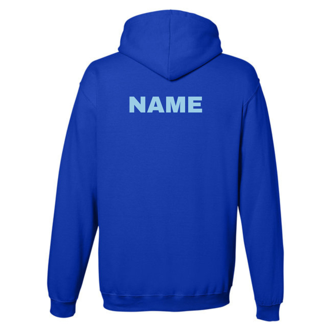 Medium Weight Unisex Hooded Sweatshirt Pocket Logo (Customized) - Brookhaven