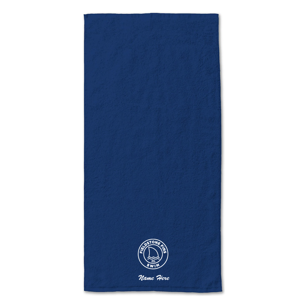 34" x 70" Velour Towel (Customized) - Fieldstone