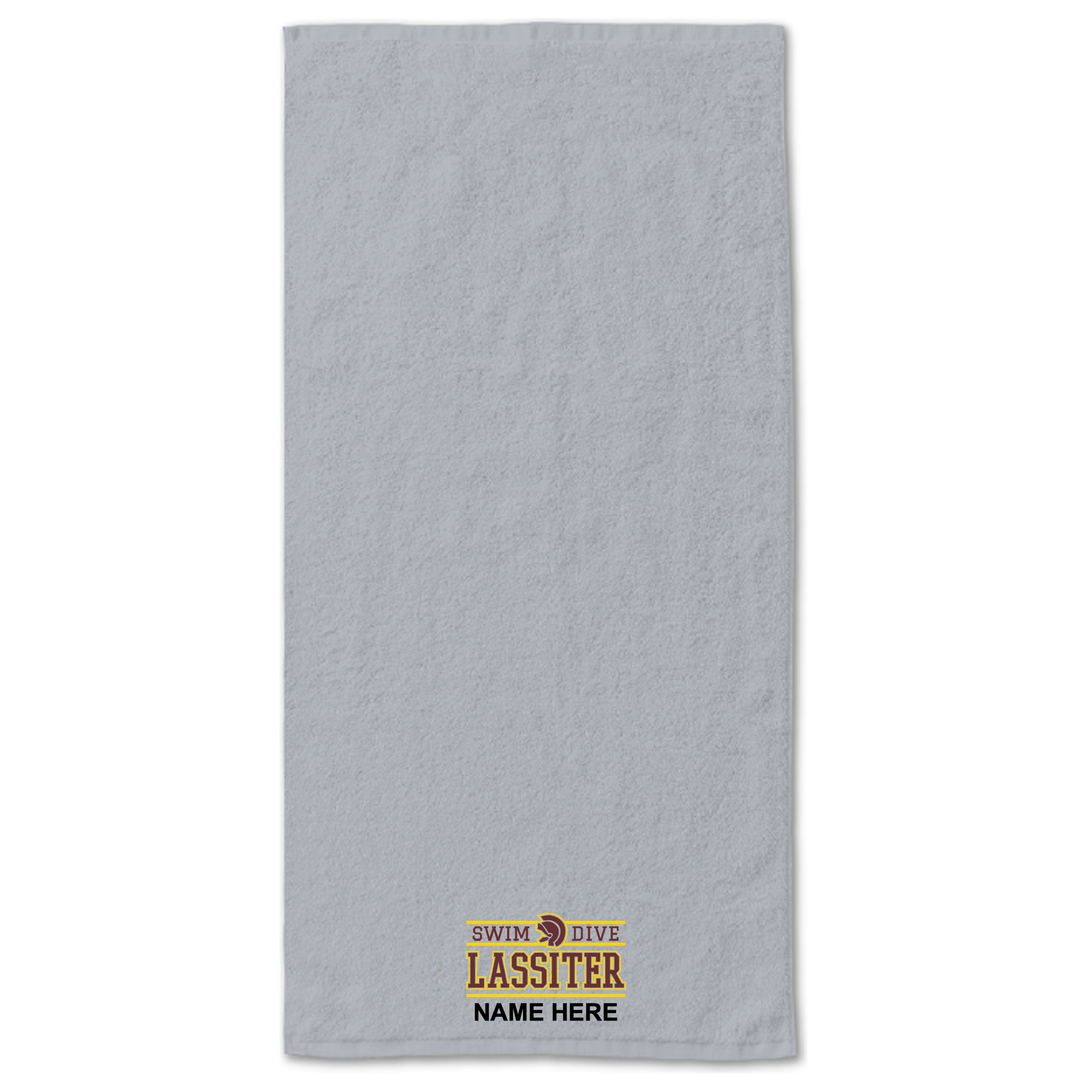 34" x 70" Velour Towel (Customized) - Lassiter
