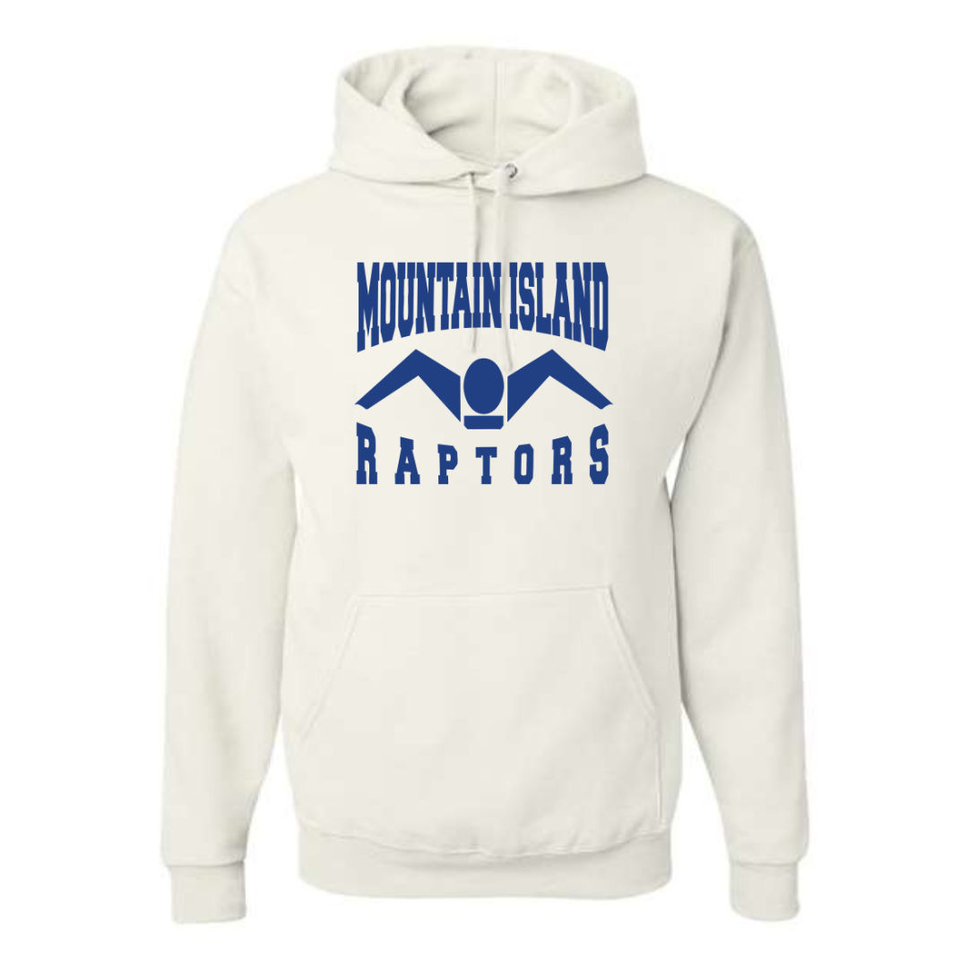 Raptors Logo Medium Weight Unisex Hooded Sweatshirt (Customized) - Mountain Island Middle School
