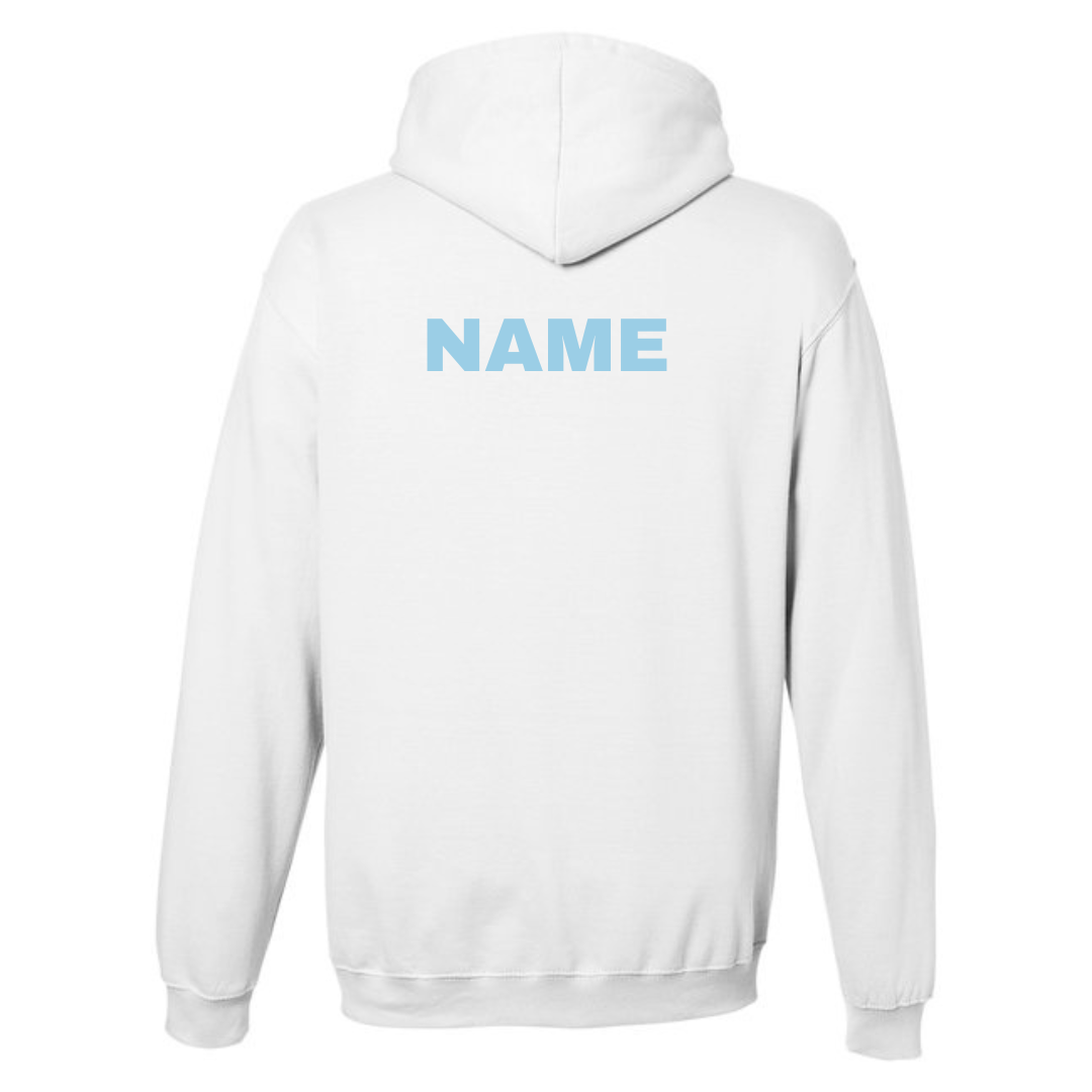Medium Weight Unisex Hooded Sweatshirt Pocket Logo (Customized) - Brookhaven