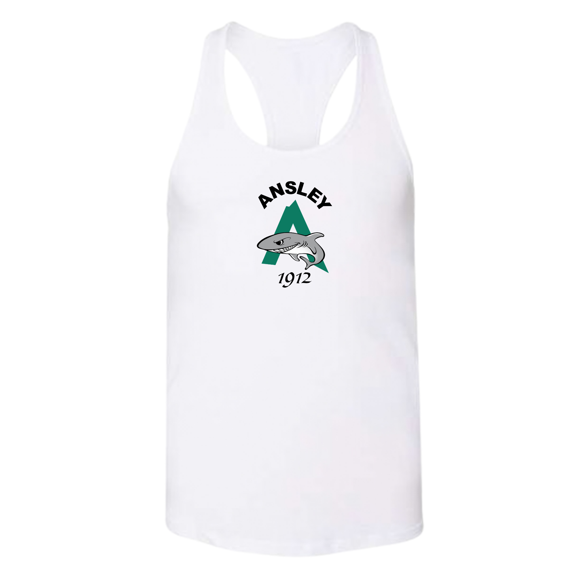 Ladies' Racerback Tank (Customized) - Ansley Sharks