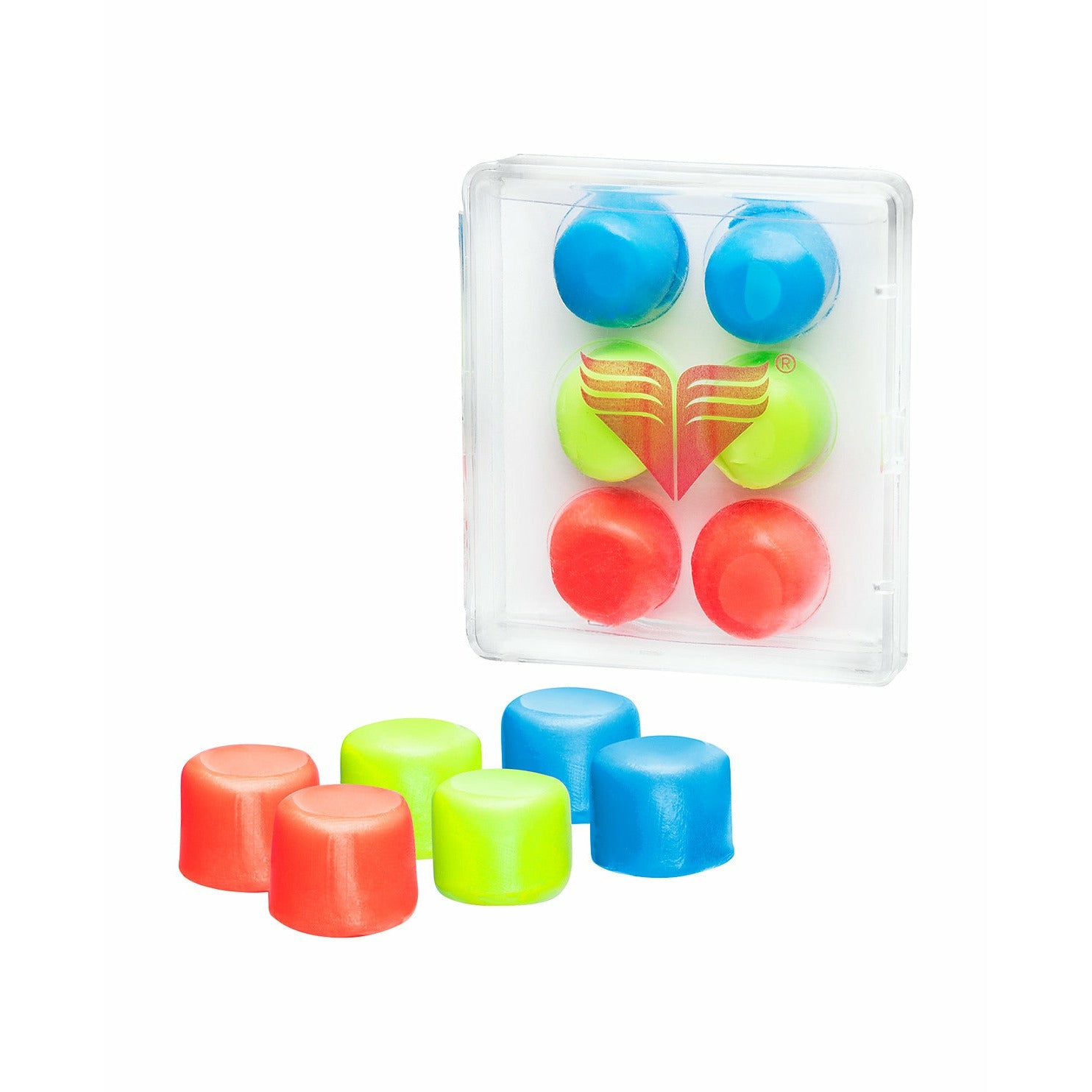 TYR Youth Multicolored Silicone Ear Plugs
