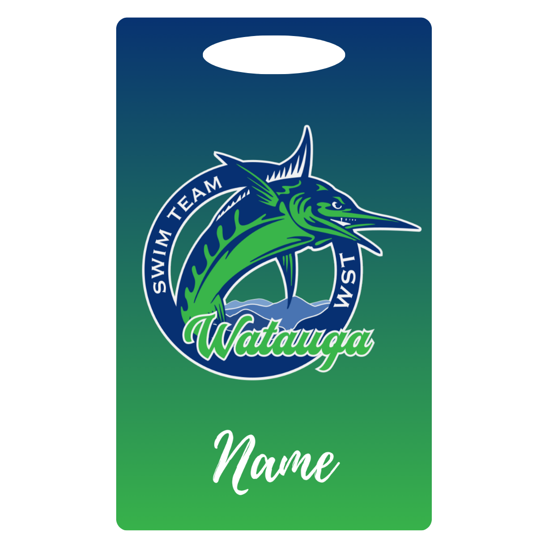 Aluminum Bag Tag (Customized) Logo 2 - Watauga