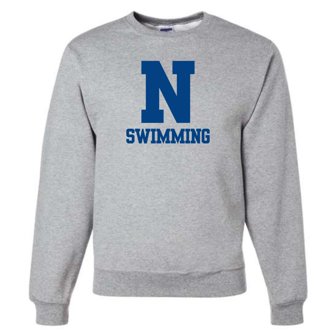Fleece Crew Neck Sweatshirt (Heat Pressed) - North Meck HS