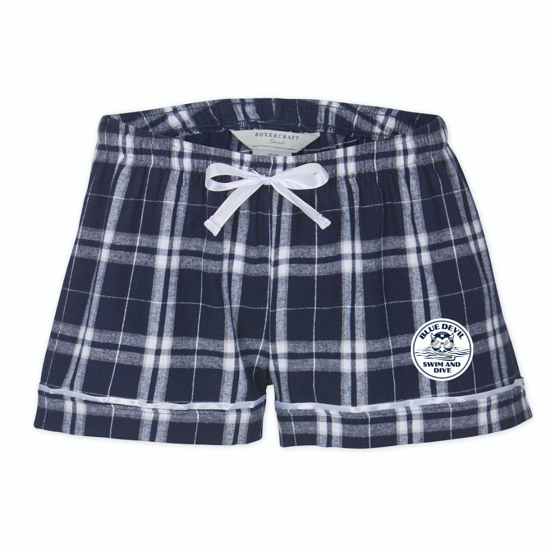 Boxercraft Women's Flannel Short (Customized) - Marietta High School