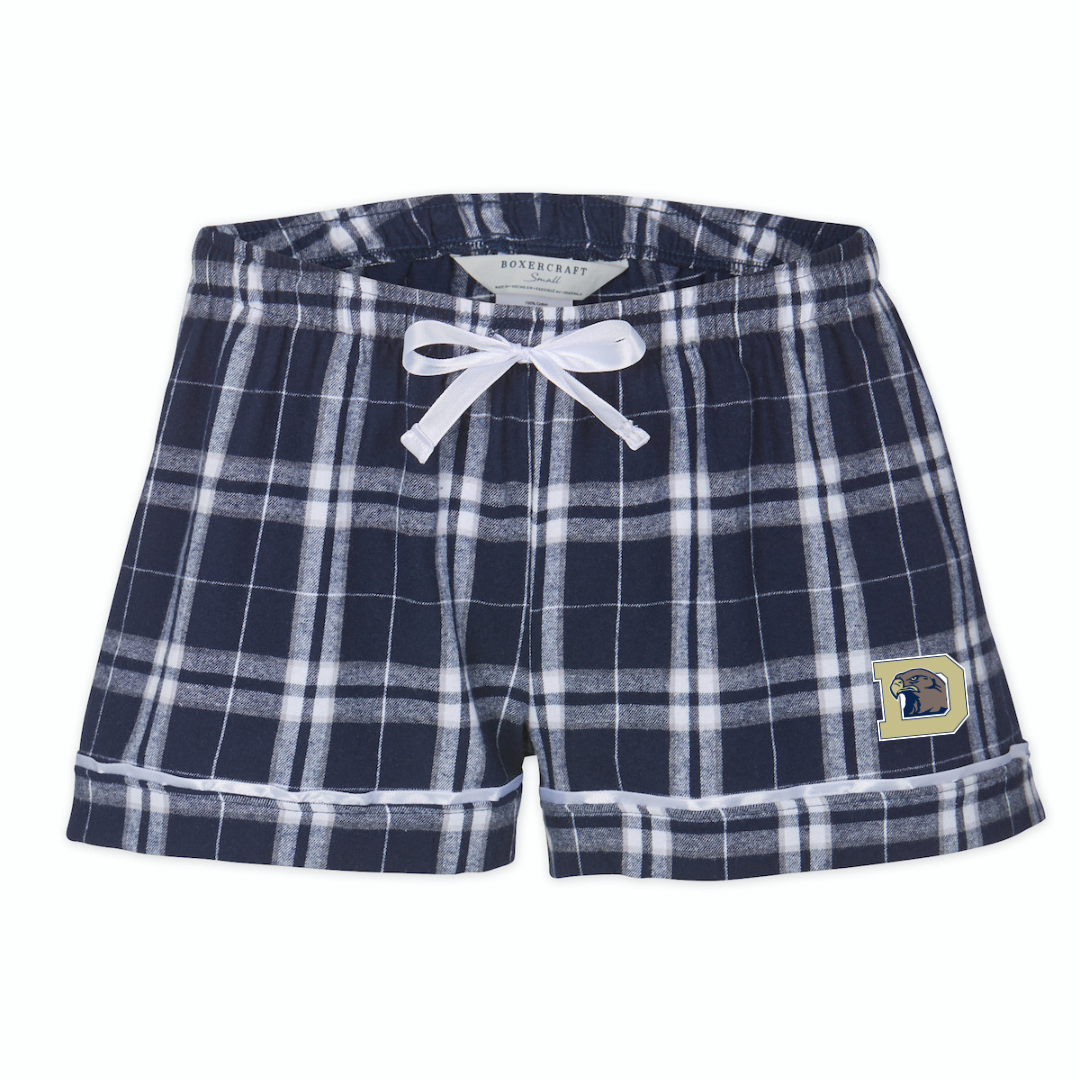 Boxercraft Women's Flannel Short (Customized) - Dacula High School