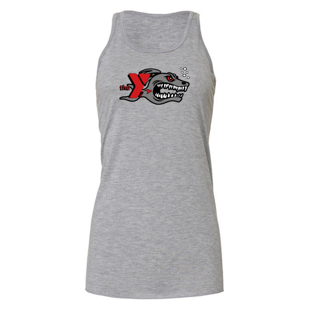 Ladies Racerback Flowy Tank (Customoized) - Valdosta YMCA