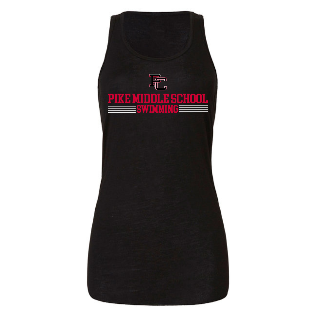 Ladies Racerback Flowy Tank (Customoized) - Pike Middle