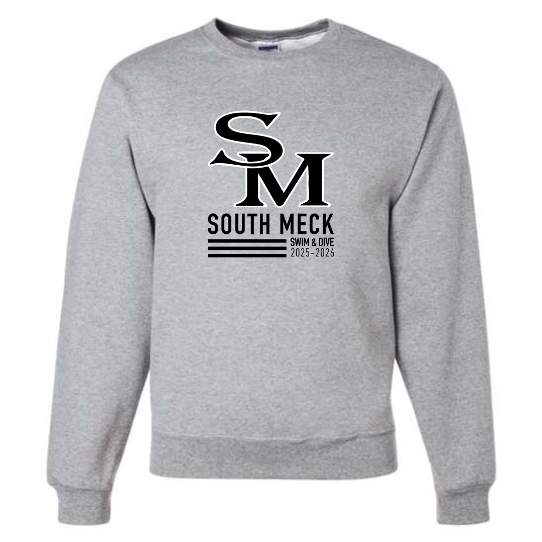 Fleece Crew Neck Sweatshirt (Customized) - South Mecklenburg