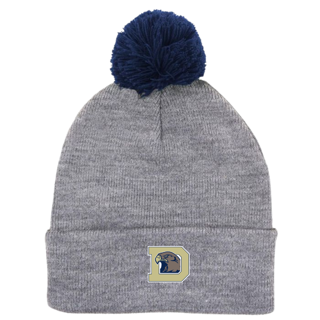 Puff Ball Beanie (Customized) - Dacula High School