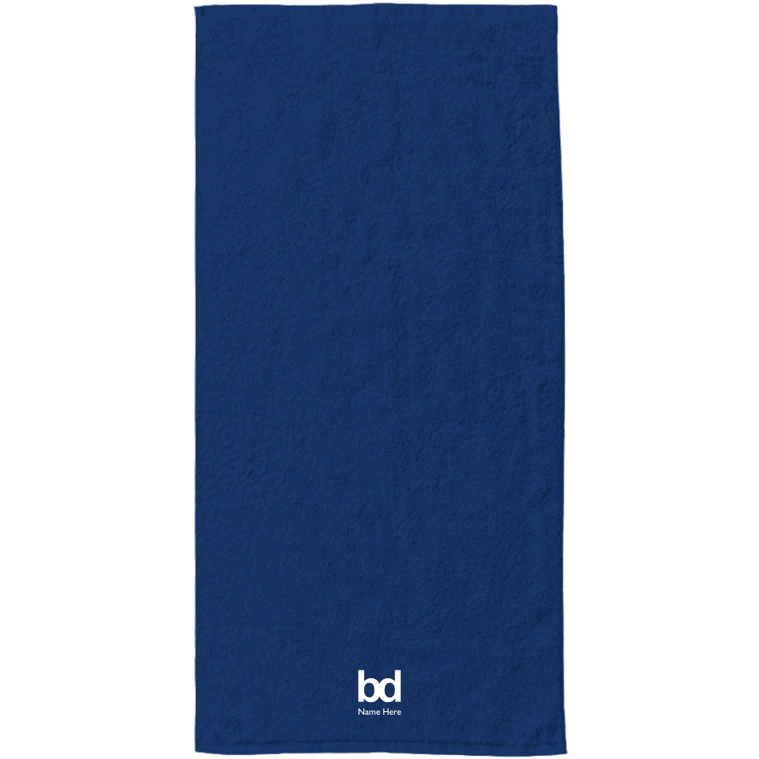 34" x 70" Velour Towel (Embroidered) - Barclay Downs