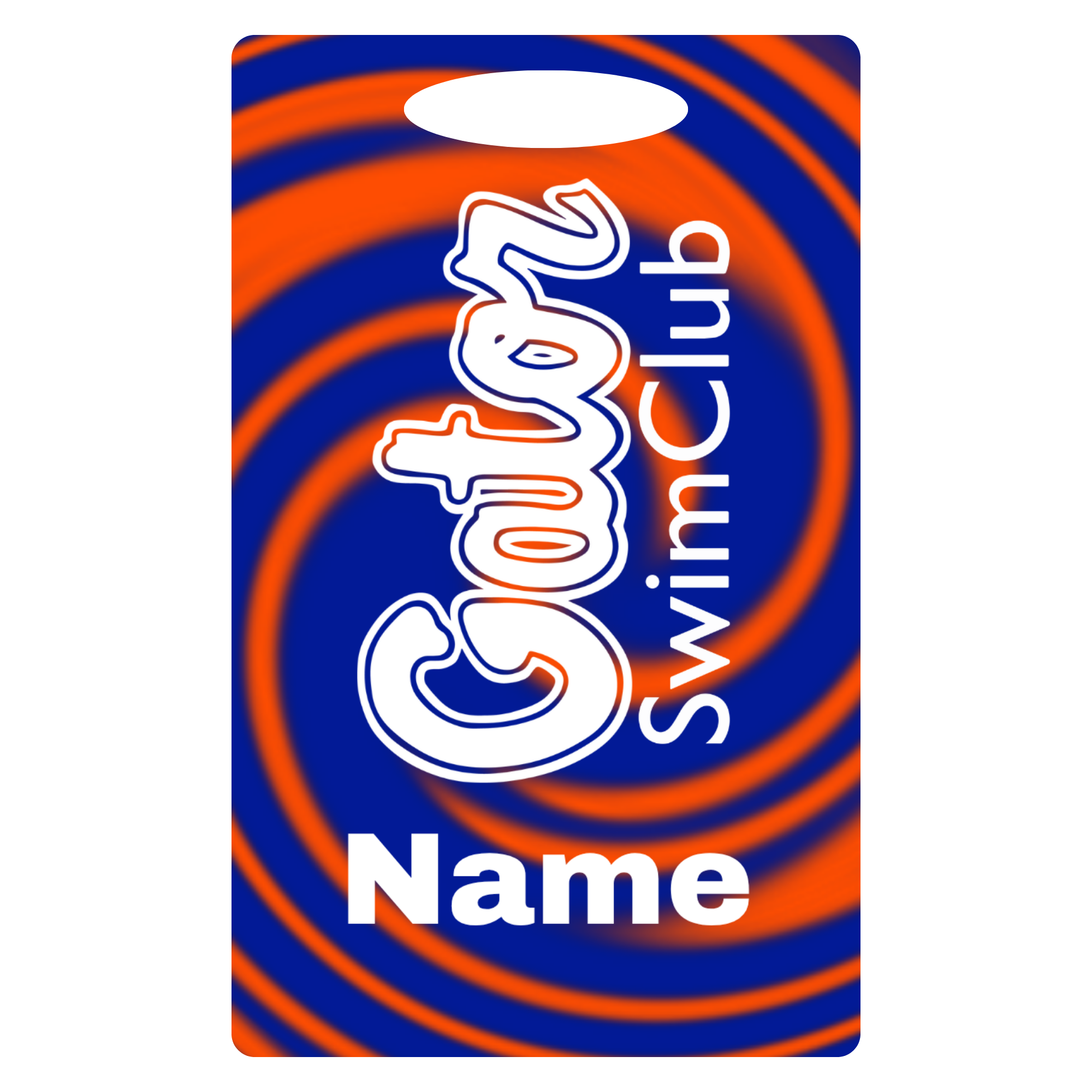 Aluminum Bag Tag (Customized) - Gator Swim Club