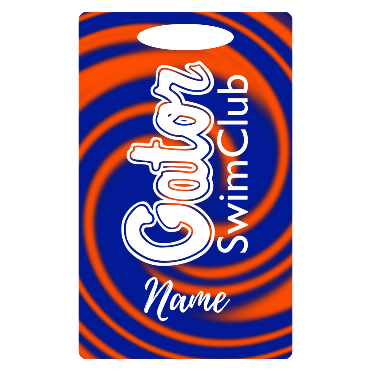 Aluminum Bag Tag (Customized) - Gator Swim Club