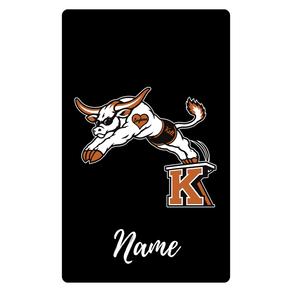 Kell Swim Aluminum Bag Tag (Customized) - Kell High School