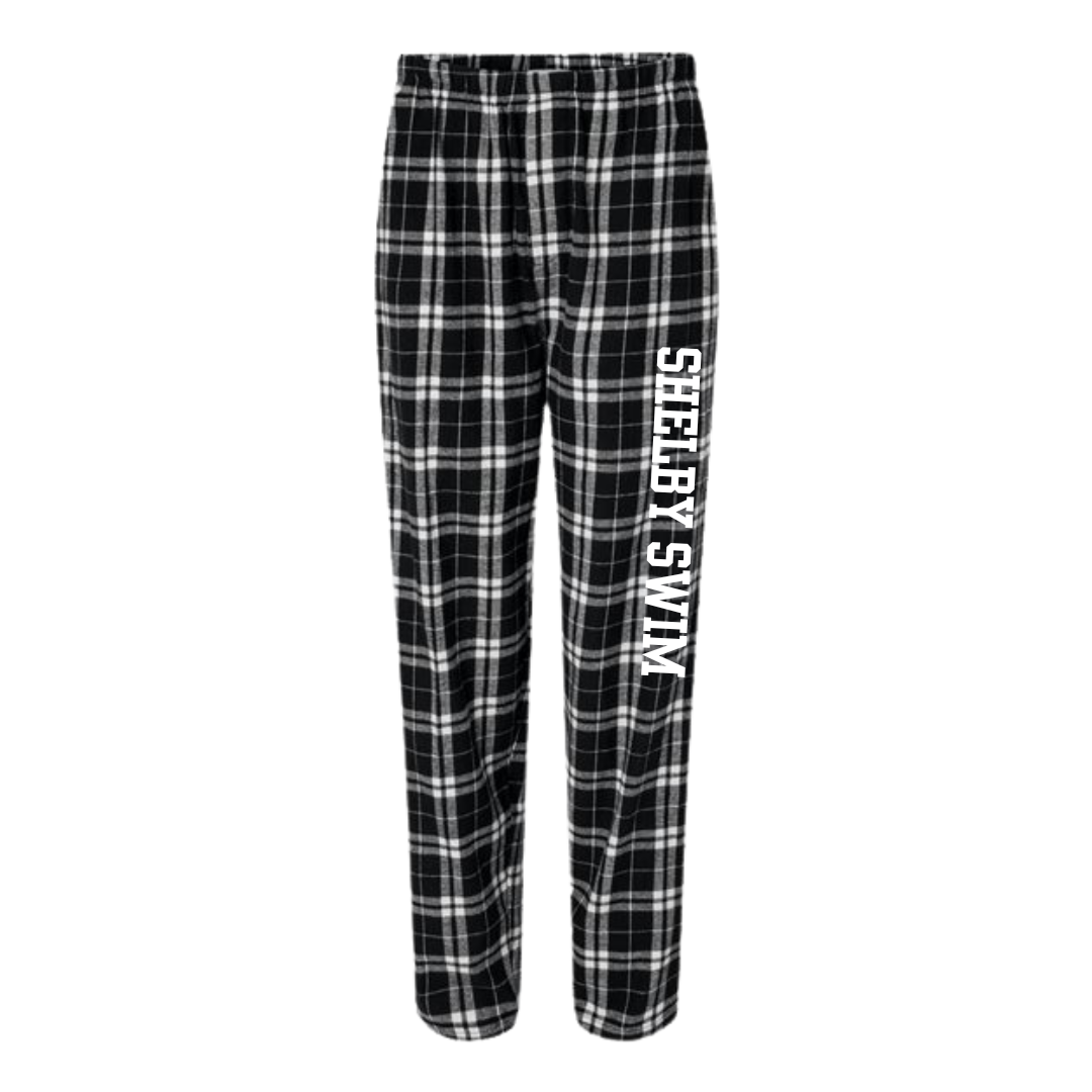 Boxercraft Flannel Pants (Customized) - Shelby High School