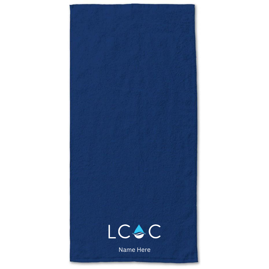 34" x 70" Velour Towel (Customized) - LCAC