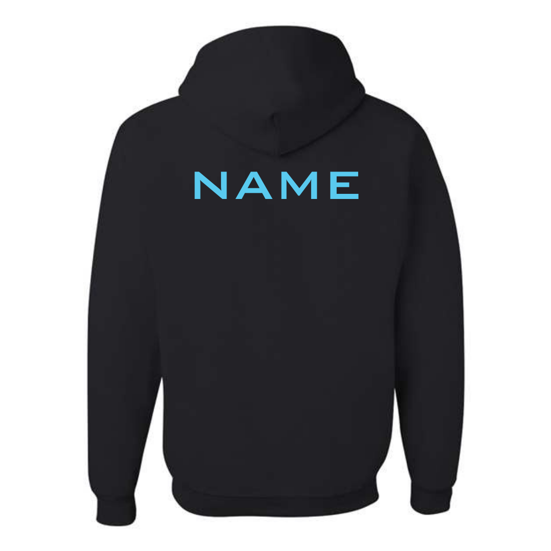 Medium Weight Unisex Hooded Sweatshirt (Customized) - Bluffton Fins