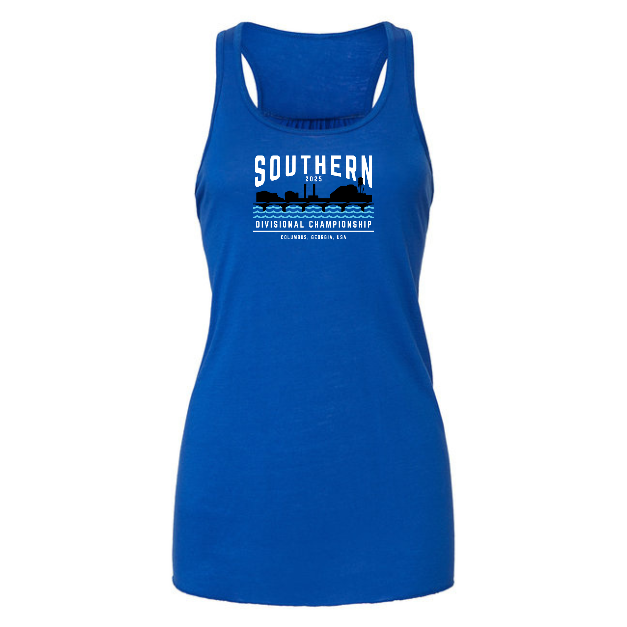 Ladies Racerback Flowy Tank (Customoized) - 2025 Southern Divisionals GA