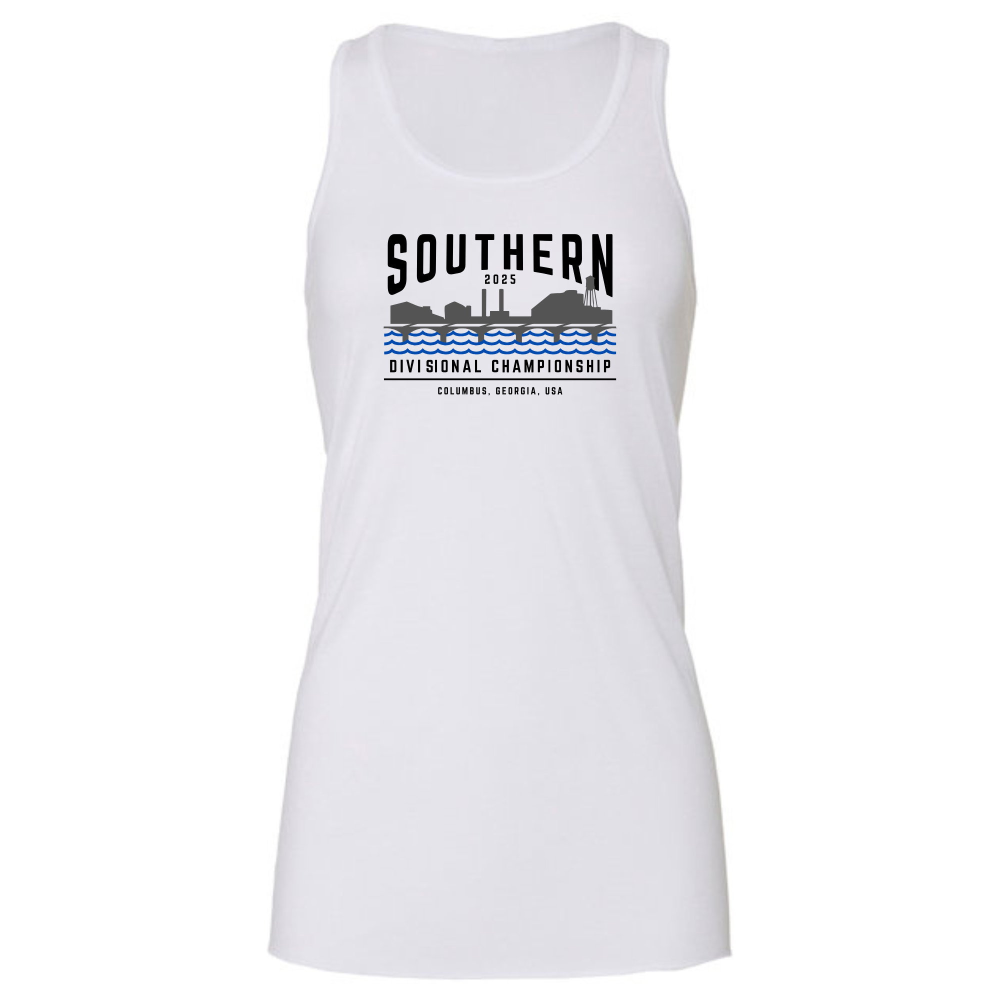 Ladies Racerback Flowy Tank (Customoized) - 2025 Southern Divisionals GA