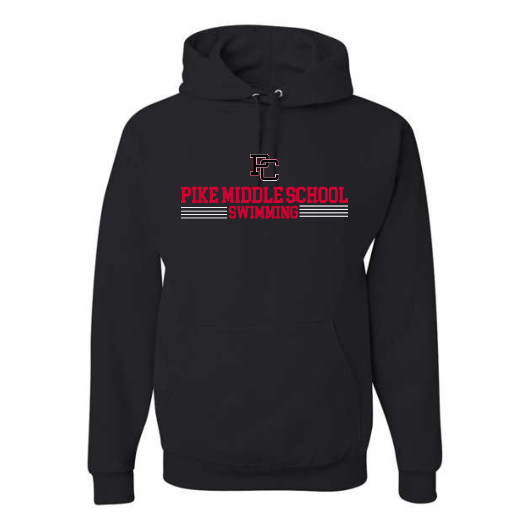 Medium Weight Unisex Hooded Sweatshirt (Customized) - Pike Middle