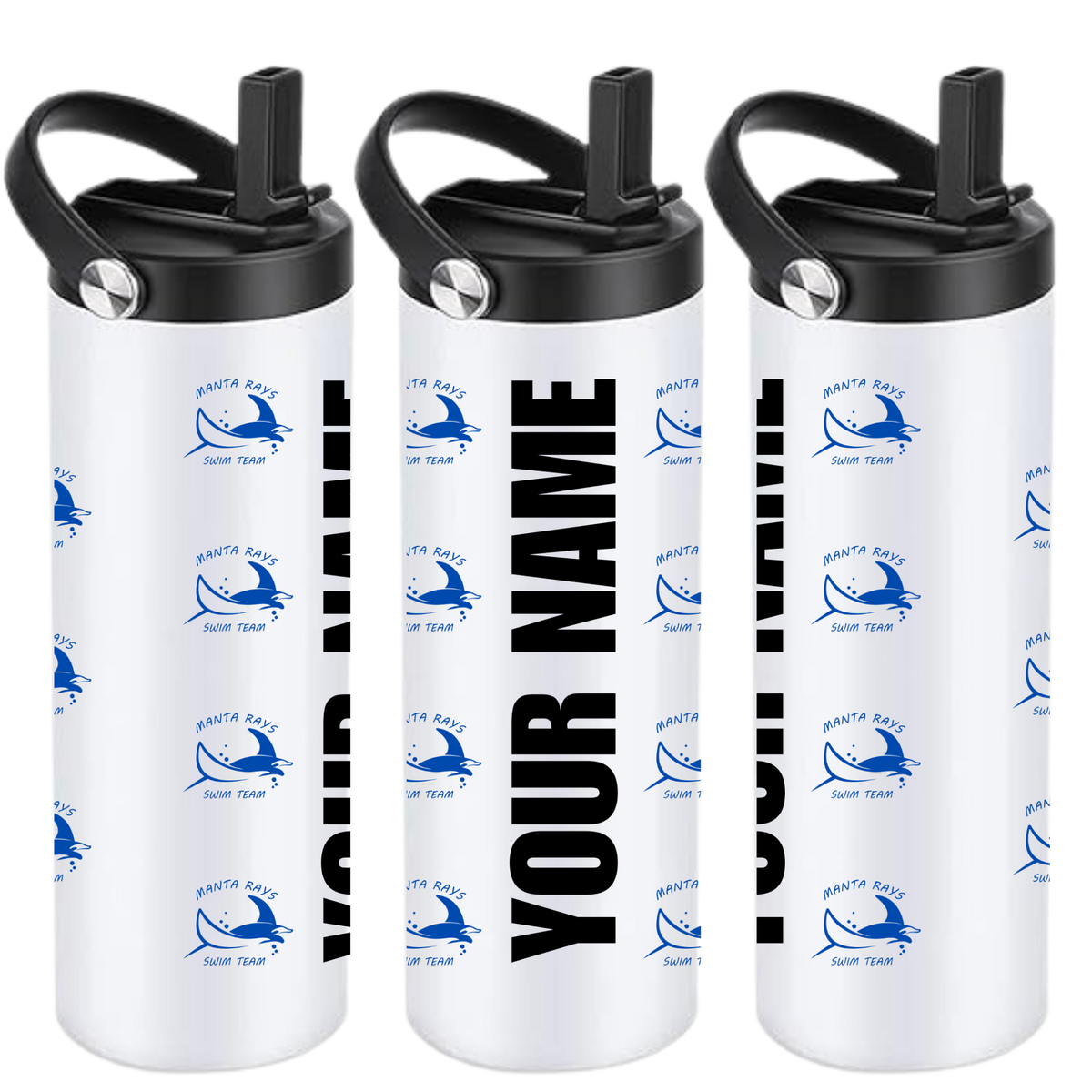 Personalized Insulated Sports Bottle 20oz (Customized) - Mt Isle Harbor