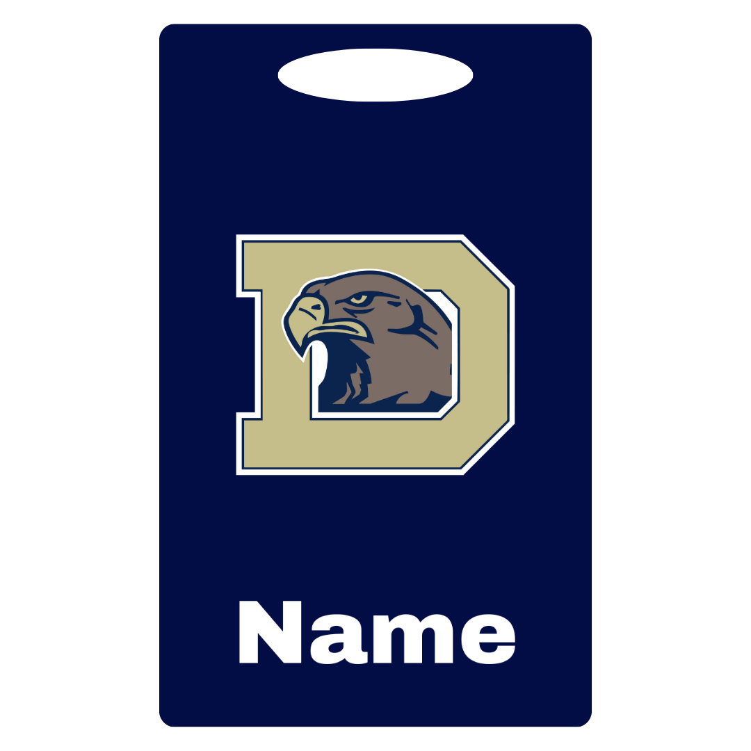 Aluminum Bag Tag (Customized) - Dacula High School