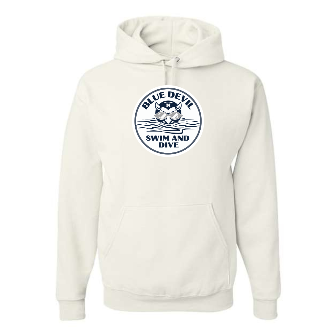Medium Weight Unisex Hooded Sweatshirt (Customized) - Marietta High School